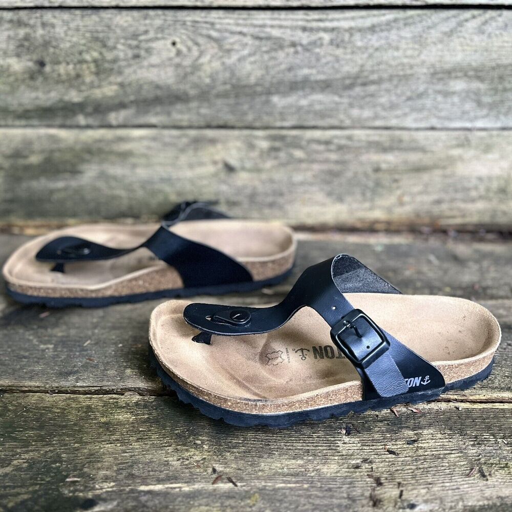 BAYTON Mercure Sandal Vegan Leather Womens 36/6 Black Comfort Granola Girl Boho